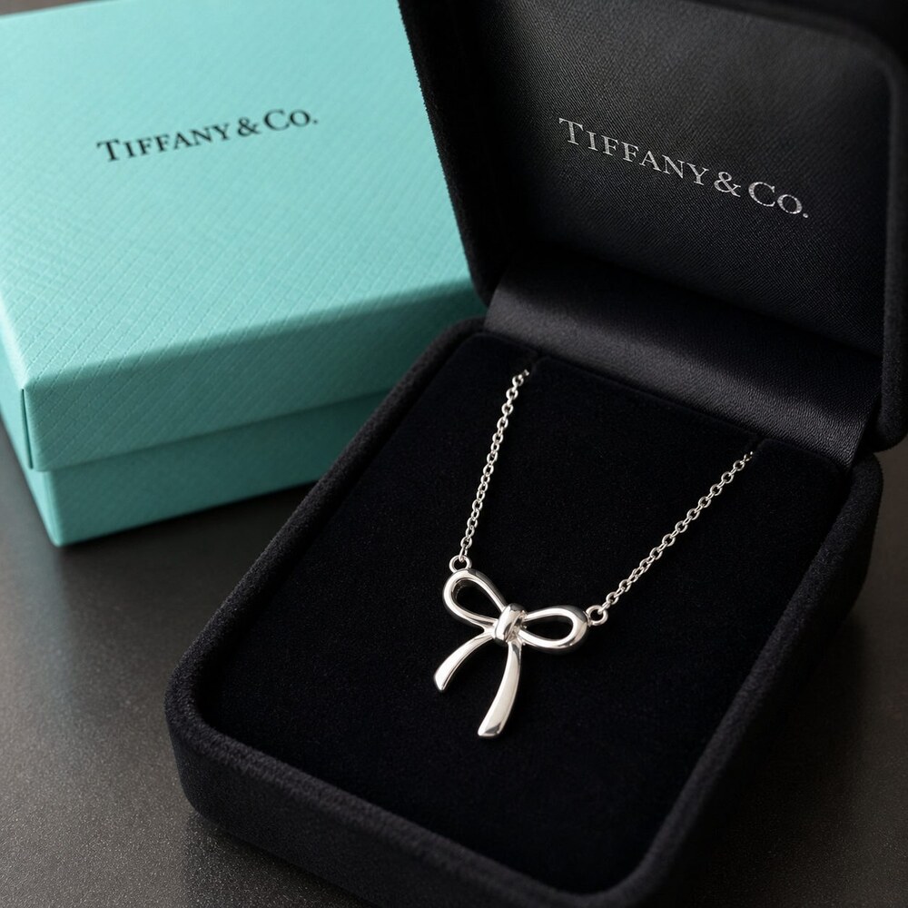 TIFFANY&CO Timeless Necklace Style 2 | New with Box - Picture 7 of 9